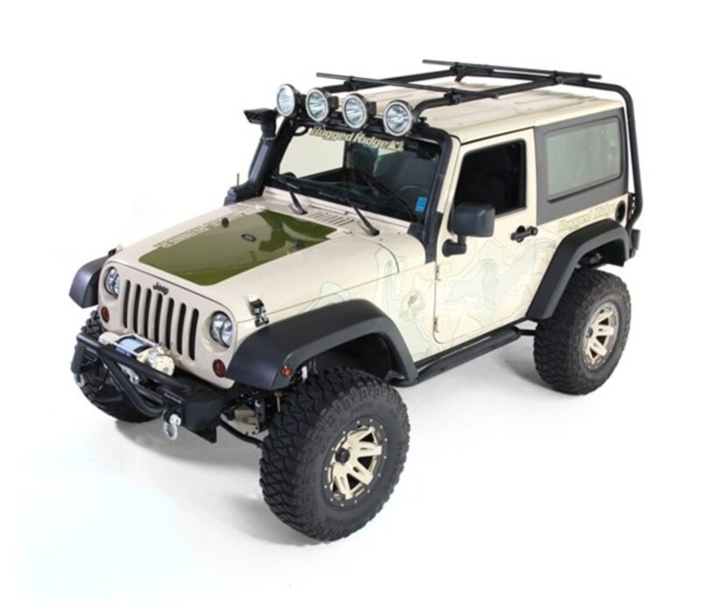Rugged Ridge Roof Rack 07-18 Jeep 2-Door Jeep Wrangler rugged