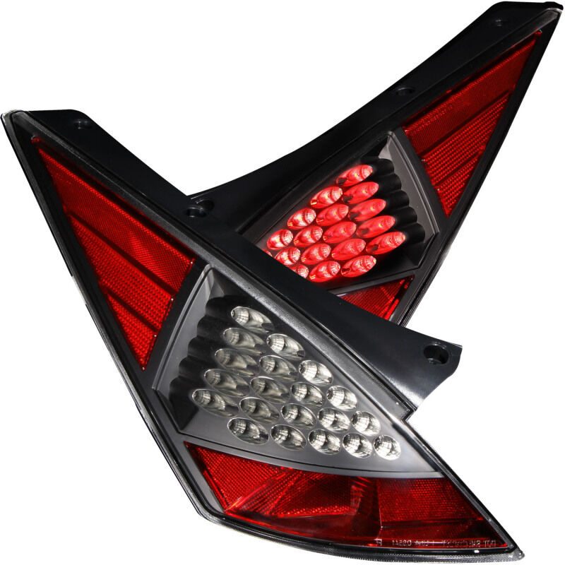 ANZO 2003-2005 Nissan 350Z LED Taillights Black anzo,anz321099