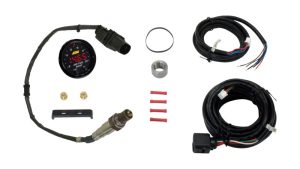 AEM Electronics X-Series Wideband UEGO Air/Fuel Sensor Controller Gauges 30-0300 Gauge, Gauge, Digital, 8.0:1 - 20:1 Ratio Range, 2 1/16 in., Black Fa