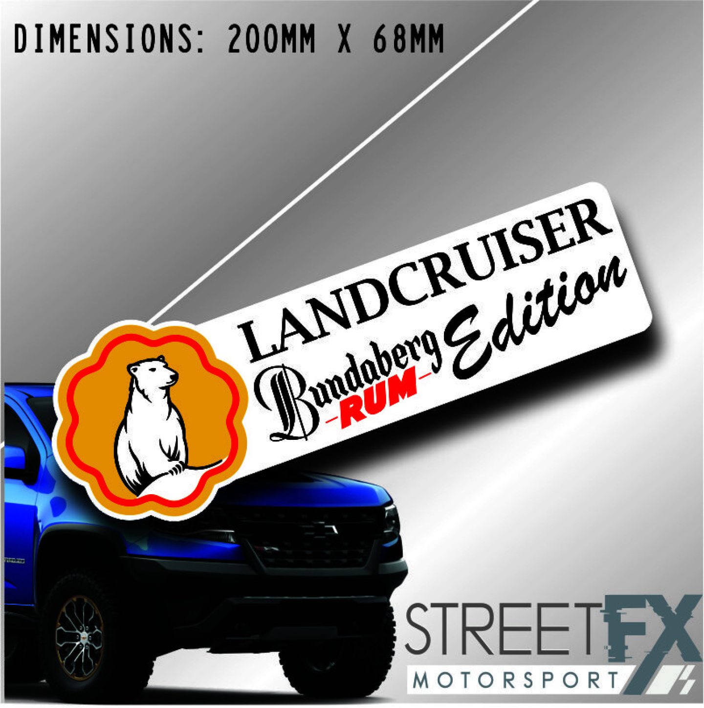 Adesivi Per Auto E Caravan 2 Adesivi Bundaberg Rum Bundy Bear - Sticker Vinilici Glossy Per Auto, Caravan, Bar, Mancave Adesivo Tuareg - Foto 11