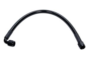 Allstar Performance Coated Stainless Steel Lines ALL48466-12 Ah Hose Assemblies, Performance, #6 Braided Line, Black, 12 in. Long, Aluminum Ends, Black, -6 AN Straight, -6 AN 90 Degree, Each