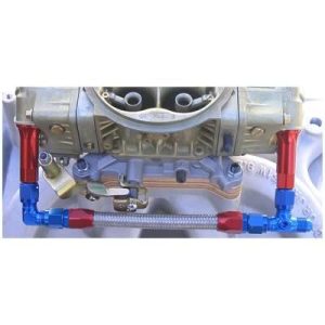 AED Braided Fuel Line Kits 6095 Line, Stainless Steel, Holley, 4150, 4150 HP, -6 AN Inlet, Kit
