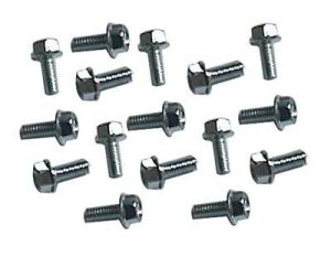 Beadlock Bolt Kit - 5/16-18 in Thread - 0.75 in Long - Hex Head - Steel - Zinc Oxide - Set of 16