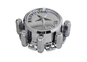 American Force Dually Wheel Center Caps AFX305 2" ABS Cap Chrome Each (8x6.5,8x170,8x180)(1LBS)