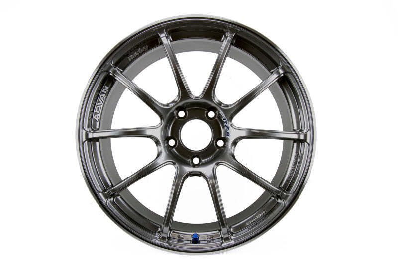 Advan RZII 18x8.0 +48 5-100 Racing Hyper Black Wheel advan