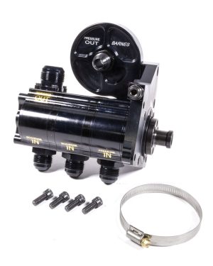 Oil Pump - Dry Sump - 3 Stage - 1.375 in Pressure / 1.200 in Scavenge Stages - Camshaft Drive - Filter Mount Included - Aluminum - Each