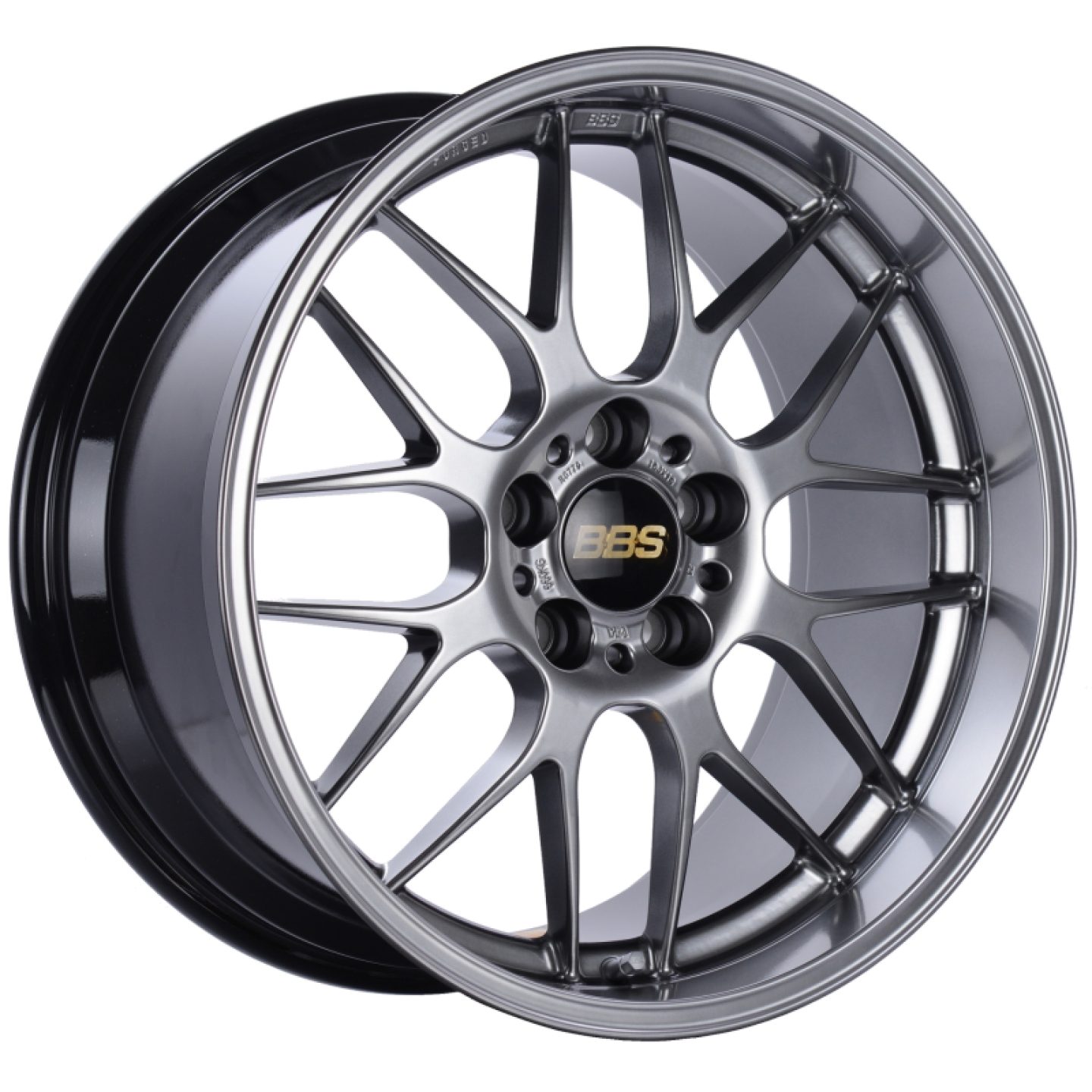 BBS RG-R 18x8.5 5x120 ET13 Diamond Black Wheel -82mm PFS/Clip