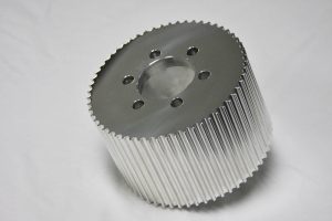 Supercharger Pulley - HTD - 3-1/2 in Wide - 45 Tooth - 8 mm Pitch - Aluminum - Polished - Each