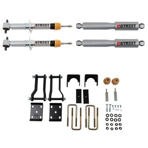 Belltech Lowering Kits with Street Performance Shock Absorbers for 2019-2023 RANGER - 1045SP Kit, Ford Ranger 4WD, 2 in. Front 4 in. Rear, Kit