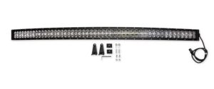 Bright Earth 24,960 Lumens 52 Inch LED Light Bar CLB52-BEL Bar, in., Curved, Dual Row, 300 watts, White LED, Clear Lens, Black Housing, Each