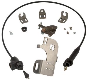 Kickdown Cable - Self Adjusting - Plastic Black Housing - Edelbrock Carburetor - 200R4 / 700R4 - Kit