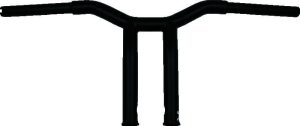 Burly Brand Dominator Raked Bar 10in - Matte Black