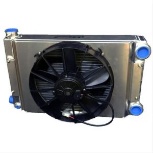 PWR North America Drag Race Radiators 939-00000 Radiator Module, Single Fan, Race, Aluminum, Scirocco, 1-Row, Universal, Kit