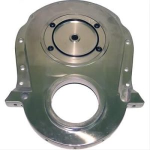 Cloyes Quick Button Two-Piece Timing Covers 9-231 Cover, 2-Piece, Adjustable Cam Button, Aluminum, Natural, Chevy Big Block Mark IV, Non-Factory Roller, Each