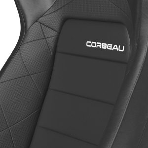 Corbeau Sportline RRX Black Vinyl Seat 55010PR Bucket Seats, RRX, Black, Vinyl, Reclining, Pair