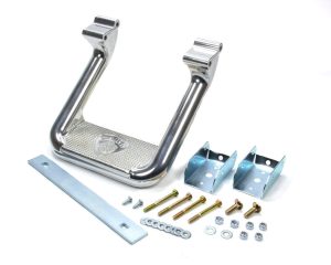 Step Bars - Hoop II - Mount Kit Included - Aluminum - Polished - Ford Fullsize Truck 1981-98 - Each
