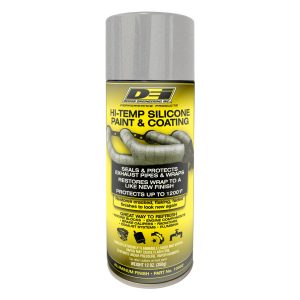 DEI HT Silicone Coating 10302 Exhaust Wrap Coating, High-Temperature, Silver, 12 oz. Can, Each