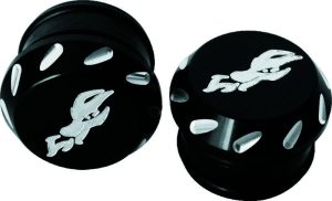 DragonFire Racing Billet Tube Endcap 1.5 in . - Black Anodized