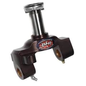 Spindle - Aluminum Body - Straight Titanium Snout - Black Anodized - Sprint Car - Each
