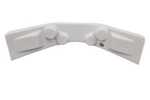 Dominator Curved Dashes DOM-910-WH Dash, Style, Plastic, 4-Gauge, White, Each