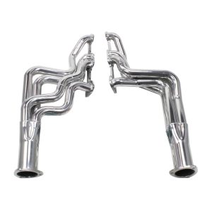 Doug's Headers D567 Headers, Long Tube, Steel, Ceramic Coated, Pontiac, 326-455, V8, Pair