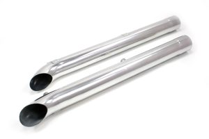 Doug's Headers Corvette Side Pipes for 1963-1982 CORVETTE - D930 Exhaust Tubes, Steel, Ceramic Coated, 4.0 in. Diameter, 44.750 in. Length, Chevy, Pair