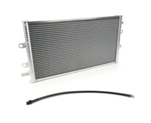 Heat Exchanger - 21.375 x 11.5 x 1.5 in Core - Single Pass - Hose Included - Aluminum - Natural - Cadillac ATS-V 2016-19 - Each