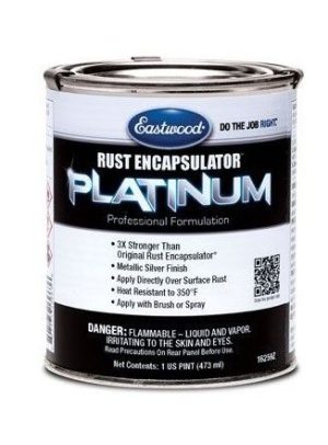 Paint - Rust Encapsulator Platinum - Metallic Silver - 1 pt Can - Each