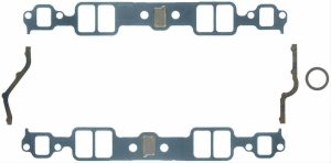 Fel-Pro Performance Intake Manifold Gasket Sets 1204 Gaskets, Manifold, Intake, Steel Core Laminate, 1.99 in. x 1.23 in. Port, .060 in. Thick, Chevy, Small Block, Set