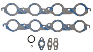 Fel-Pro Exhaust Manifold Gaskets MS 92467 Gaskets, Steel Core Laminate, Round Port, Chevy, LS, Kit