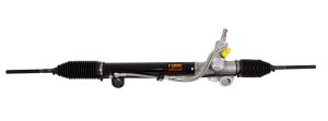 Flaming River Mustang Power Rack and Pinions FR40037 Pinion, Power, Cast Aluminum Rack, Black Powdercoat, 6.0 in. Travel, 45.0 in. Length, Ford, Kit