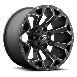 Fuel Off-Road Assault D546 Series Matte Black Wheels with Milled Accents 20x10 Wheels, Assault, 6x135 6x5.5 NB 4.75/-18 106.4, NB -BLK MIL