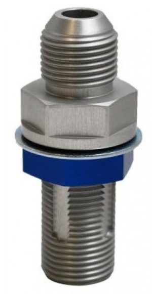 Discriminator Valve - 8 AN Male Inlet - 8 AN Male Outlet - Internal Mount - Aluminum - Natural - Each