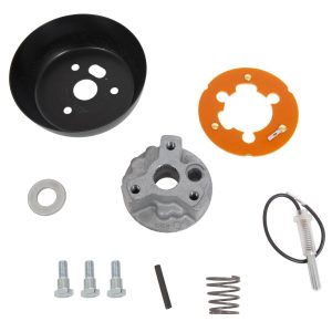 Grant Steering Wheel Installation Kits 3162 Kit, 3-Bolt Mount, Matte Black, Aluminum, AMC/GM/Jeep, Kit