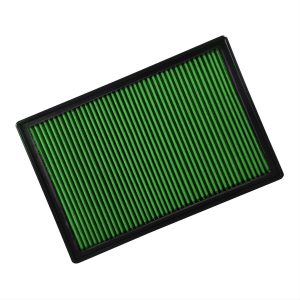 Green Filter High Performance Factory Replacement Air Filters 2232 Element, Panel, Woven Cotton, Green, Dodge, Ram, Pickup, Each