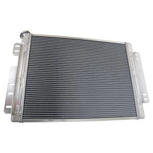 Griffin Performance Fit Radiator Combos CU-00009-LS and Fan, Fit, Aluminum, Crossflow, 2-Row, Dual Fan, Chevy, Pontiac, Kit