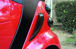 Air Scoop - Stick-On - Quarter Panel - Plastic - Smoke - Smart For Two 2008-14 - Each