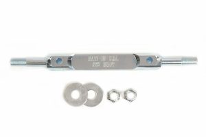 Control Arm Cross Shaft - Offset - Upper - Steel - Zinc Plated - GM A-Body 1964-74 - Each