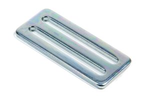 Harness Adjuster - 3 Bar - 3 in Slit - Wrap Around Mount - Steel - Zinc Plated - SFI 16.5 Slits - Each