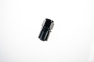 Redhorse Performance 7000 Series Crimp Style Hose End Fittings 7002-06-2 Ends, Ends, Straight, Collar, -6 AN Size, Aluminum, Black, -6 AN Female Threads, Each