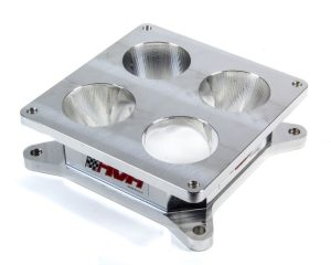HVH Super Sucker Carburetor Adapters SS4500/4150-2AL Adapter, Sucker, 2.00 in. Height, Aluminum, Polished, Dominator Carb Flange, Square Bore 4-barrel Manifold Flange, Each