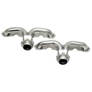 JBA 57-74 Chevrolet Corvette 265-400 SBC 1-5/8in Primary Silver Ctd Tight Tuck Header