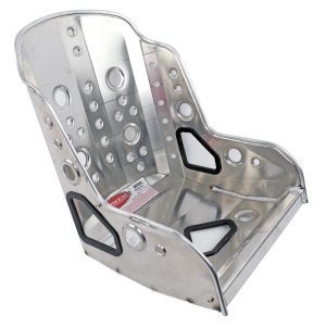 Kirkey 55V Series Aluminum Vintage Class Bucket Seats 55170V and Bench Seats, Seats, Fixed Back Bucket, 10 To 20 degree, Aluminum, Natural, 17.00 in. Width, Each