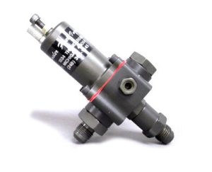 Fuel Bypass Valve - K-140 - High-Speed - 65-130 psi - 6 AN Inlet - 6 AN Outlet - Aluminum - Gray Anodized - Universal - Each