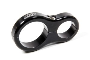 Fuel Filter Bracket - Clamp-On - 1.375 in OD Tubes - 2 in Diameter - Aluminum - Black Anodized - Each