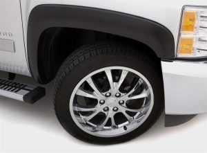 LUND Street Style Fender Flares for 2011-2016 F-250 SUPER DUTY, F-350 DUTY - SX314T Flares, ABS Plastic, Black, Textured, Ford, Set of 4