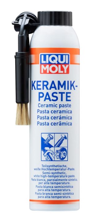 Liqui Moly Ceramic Paste 20242 Anti Seize, Paste, Aerosol Can, Brush Included, 200 ml, Operating Temperature -40 to + 2552 F Range, Each
