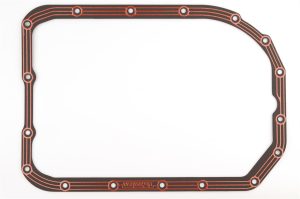 LubeLocker Transmission Pan Gaskets LLT-G4L80 Gasket, Silicone/Aluminum, GM, 4L80E, Each