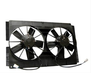 11 Inch 2,760 CFM Maradyne Mach Two Series Electric Fan MM22KS Radiator Fan, Two, Dual, Nylon, Black, 11.0 in. Diameter, cfm, Each