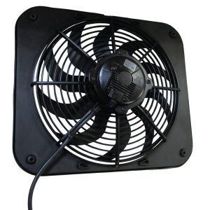 12 Inch 1,700 CFM Maradyne Smart Start Electric Fan MSS12K Fans, Start, Single, cfm, 14.7 amps, 10 Sickle Blades, in. Diameter, Puller, 225W HD Motor, 13.5 in. x 15 in. x 4.08 in., Each